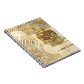 Alte Blumentapete Notizblock (Rechte Seite)