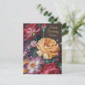 Alte Blumenvasen für Mama Postkarte (Stehend Vorderseite)