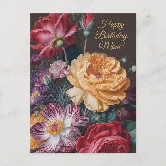 Alte Blumenvasen für Mama Postkarte (Vorderseite)