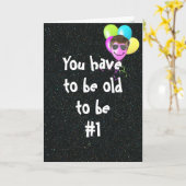 Alte Bollons mit Sonnenbrille Karte (Gelbe Blume)