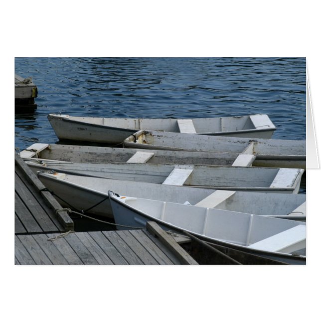 Alte Boote an der Anlegestelle (Vorderseite (Horizontal))