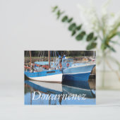 Alte Boote im Hafen von Douarnenez Postkarte (Stehend Vorderseite)