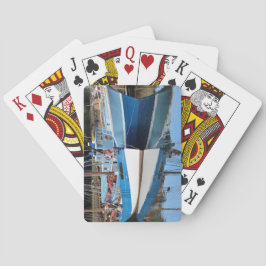 Alte Boote in Douarnenez Spielkarten