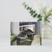 Alte Boote Postkarte (Stehend Vorderseite)