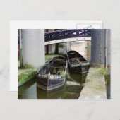 Alte Boote Postkarte (Vorne/Hinten)