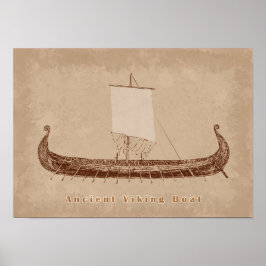 Alte Boots-Kunst Poster