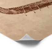 Alte Boots-Kunst Poster (Ecke)