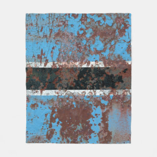 Alte Botswana-Grunge Hintergrund flagabstrakt, alt Fleecedecke