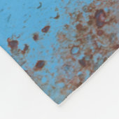 Alte Botswana-Grunge Hintergrund flagabstrakt, alt Fleecedecke (Ecke)