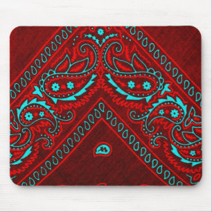 Alte braune Bandana 2 Mousepad