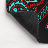 Alte braune Bandana 6 Mousepad (Ecke)