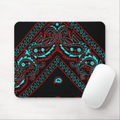 Alte braune Bandana 6 Mousepad (Mit Mouse)