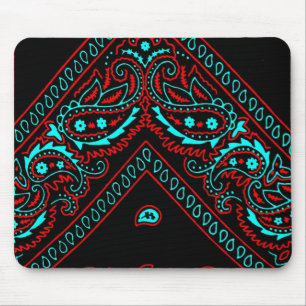Alte braune Bandana 6 Mousepad
