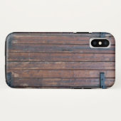 Alte braune Holztüren mit schwarzem Eisen unterstü Case-Mate iPhone Hülle (Rückseite (Horizontal))