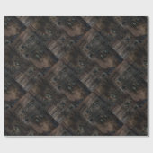 Alte Bretter, altes Holz, altes Holz, Holz Geschenkpapier (Flach)