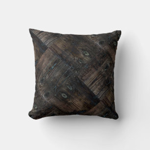 Alte Bretter, altes Holz, altes Holz, Holz Kissen