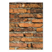 Alte Brick Wall Card (Vorne)