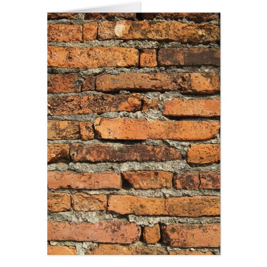 Alte Brick Wall Card (Vorne)