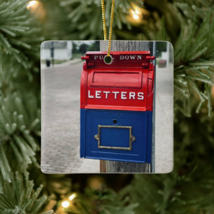 Alte Briefkasten Keramikornament