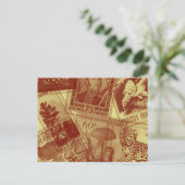 Alte Briefmarken Postkarte (Stehend Vorderseite)