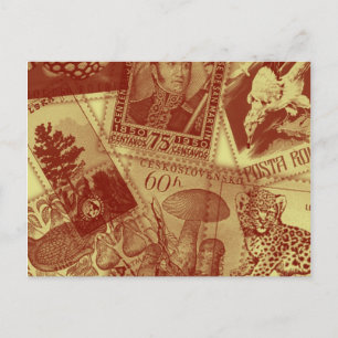 Alte Briefmarken Postkarte