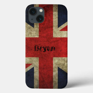 Alte britische Grunge-Flagge iPhone 13 Hülle