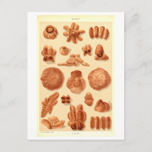 Alte Brote Italiens Postkarte