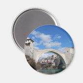 Alte Brücke in Mostar Magnet (Vorderseite/Rückseite)