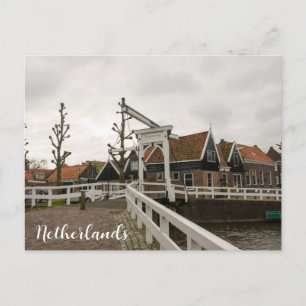 Alte Brücke in Volendam, Niederlande Postkarte