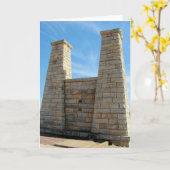 Alte Brücke Muscatine, Iowa Karte (Gelbe Blume)