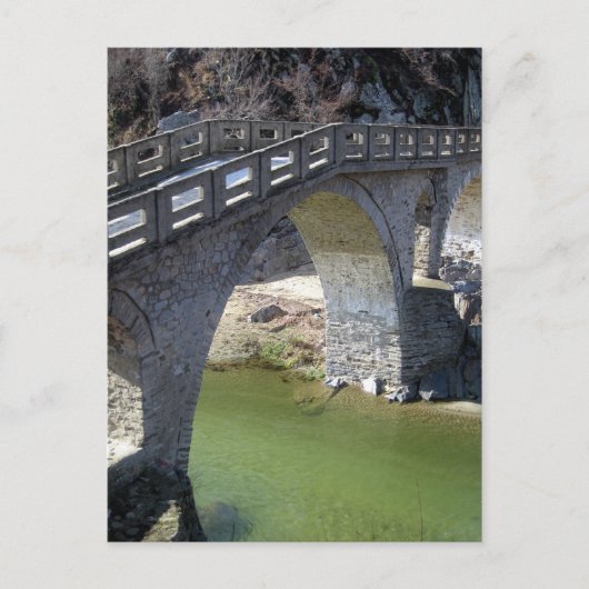 alte Brücke Postkarte (Vorderseite)