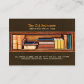 Alte Buch-Buchhandlungs-Bibliotheks-Visitenkarte Visitenkarte (Vorderseite)