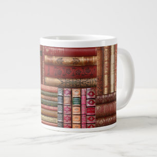 Alte Buchbibliothek Jumbo-Tasse