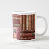 Alte Buchbibliothek Jumbo-Tasse (Rechts)