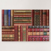 Alte Buchbibliothek Puzzle (Horizontal)