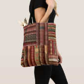 Alte Buchbibliothek Tasche (Von Nahem)