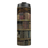 Alte Buchbibliothek Thermosbecher (Vorderseite)