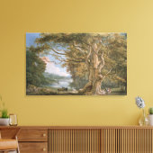 Alte Buche Leinwanddruck (Insitu (Wohnzimmer))