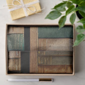 Alte Bücher auf der Decoupage der Regale Seidenpapier (Geschenk)