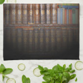 Alte Bücher Küchentuch (Gefaltet)