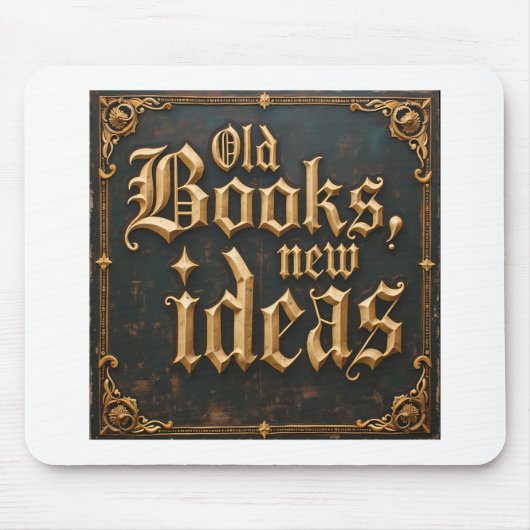 Alte Bücher - neue Ideen Mousepad (Vorne)