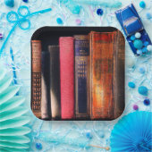 Alte Bücher Pappteller (Party)