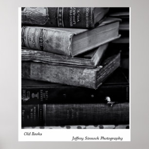 Alte Bücher Poster
