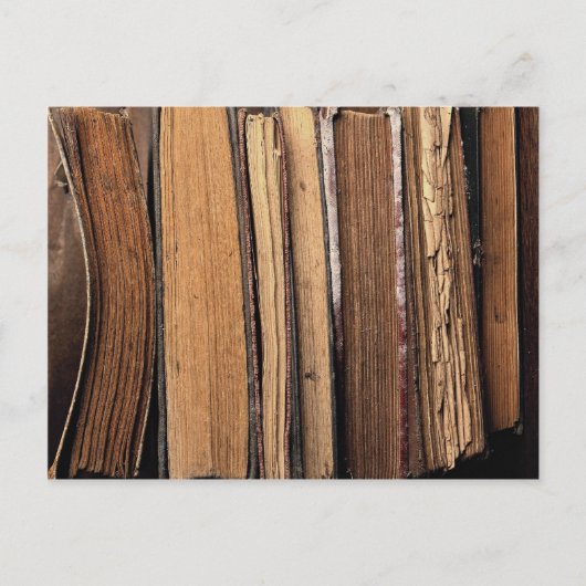 Alte Bücher Postkarte (Vorderseite)