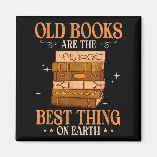 Alte Bücher sind das Ding auf Erden Bibliophile Magnet