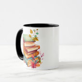 Alte Bücher Tasse (Vorderseite Links)