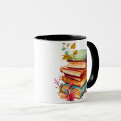 Alte Bücher Tasse (VorderseiteRechts)