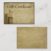 Alte Bücher - Vorgeschenkgutscheine Rabattkarte (Vorne/Hinten)