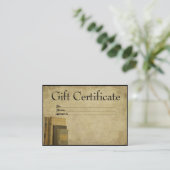 Alte Bücher - Vorgeschenkgutscheine Rabattkarte (Stehend Vorderseite)