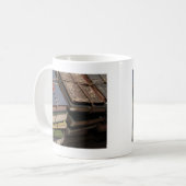 Alte Bücherstapel Kaffeetasse (Vorderseite Links)